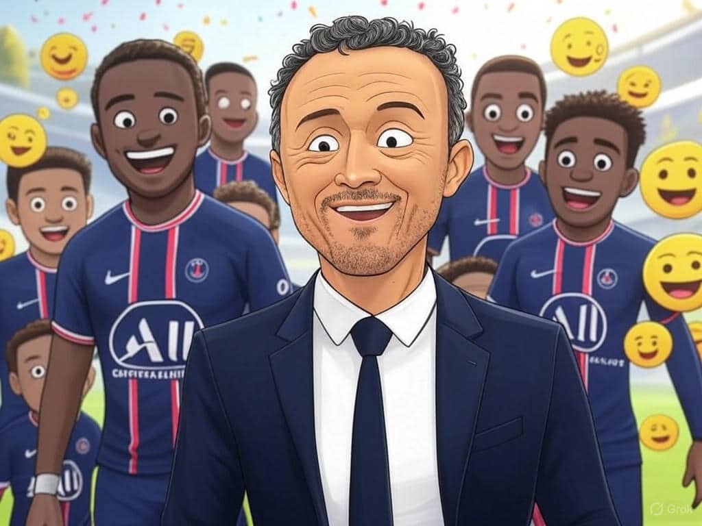 après la victoire éclatante du psg face à l'inter miami avec un score de 4-0, luis enrique partage son analyse sur la performance de l'équipe. découvrez ses commentaires sur neves, dembélé, messi et tous les temps forts du match.