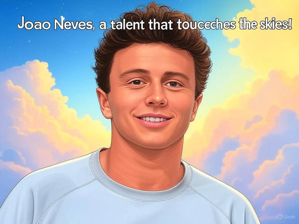 découvrez joao neves, un jeune prodige du football dont le talent fulgurant l'amène à toucher les cieux. suivez son parcours exceptionnel et son ascension dans le monde du sport, où chaque match révèle un peu plus de son potentiel exceptionnel.